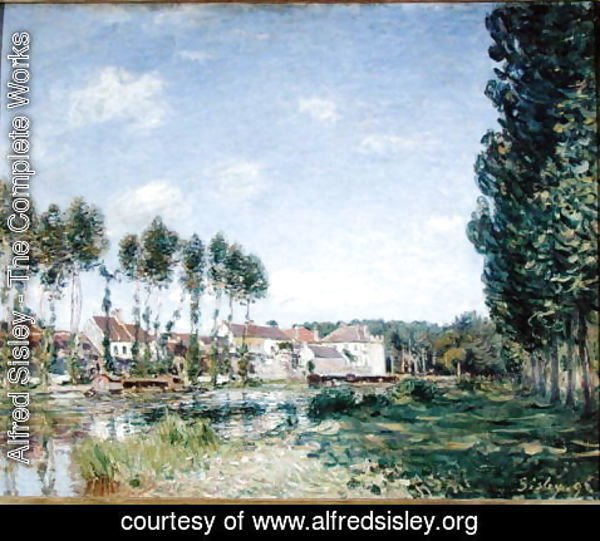 Alfred Sisley - Banks of the Loing, Moret, 1892