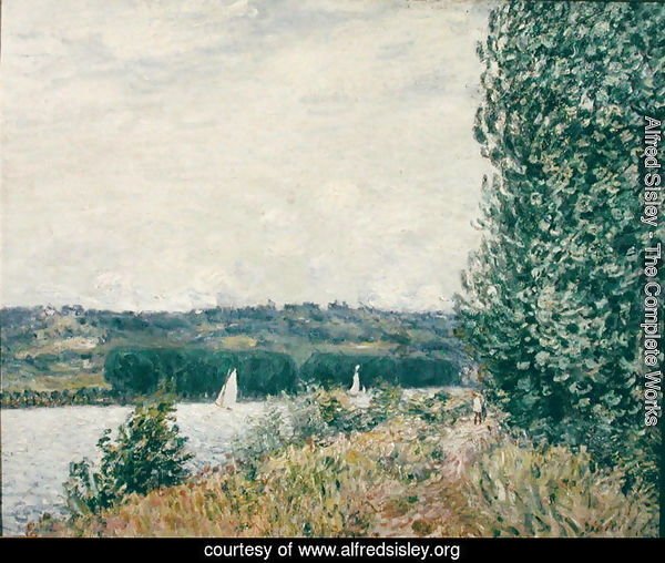 The Seine at Bouille, a Gust of Wind, 1894