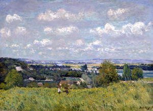 Alfred Sisley - The Valley of the Seine at Saint-Cloud, 1875