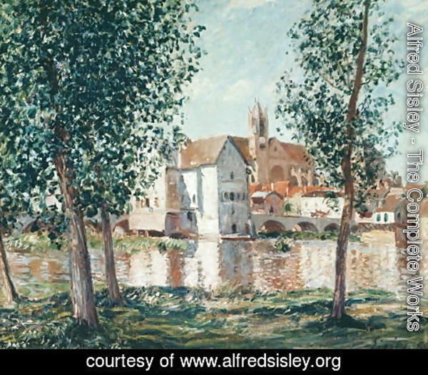 Alfred Sisley - The Loing at Moret, September Morning