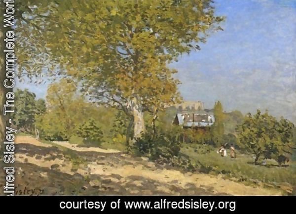 Alfred Sisley - Near Louveciennes, 1872