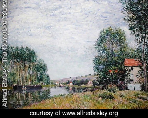 Alfred Sisley - The Banks of the Loing at Moret, 1886