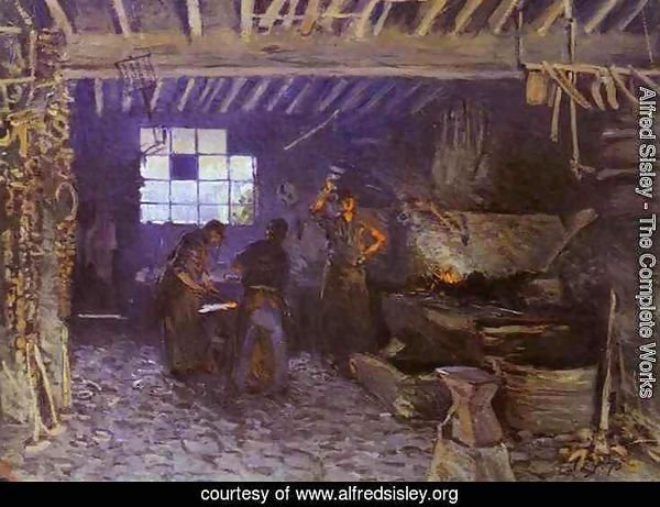 The Forge at Marly-le-Roi, Yvelines, 1875