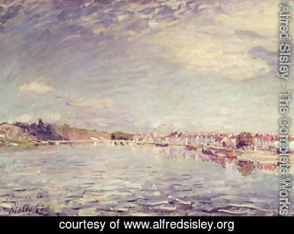 Alfred Sisley - Saint-Mammes, 1885