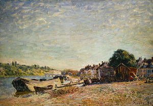 Alfred Sisley - Les bois du Liong a Saint-Mammes, 1885