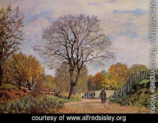 Alfred Sisley - A Road in Seine-et-Marne, 1878