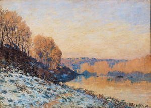 Alfred Sisley - Port-Marly, White Frost, 1872
