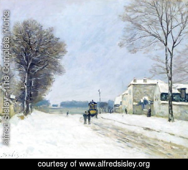 Alfred Sisley - Winter, Snow Effect, 1876