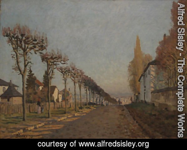 Alfred Sisley - Rue de la Machine, Louveciennes, 1873