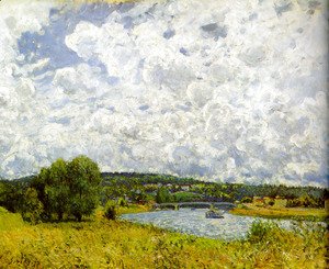 Alfred Sisley - The Seine at Suresnes, 1877
