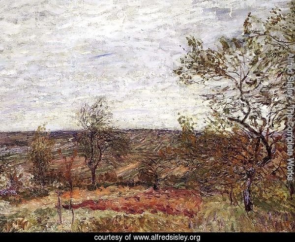 Windy Day at Veneux, 1882