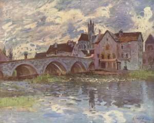 Alfred Sisley - The Bridge of Moret-sur-Loing, 1887
