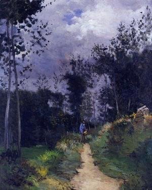 Alfred Sisley - Rural Guardsman in the Fountainbleau Forest