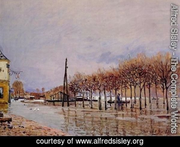 Alfred Sisley - Flood at Port-Marly I