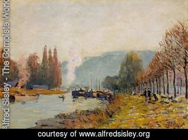 Alfred Sisley - The Seine at Bougival I