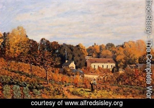 Alfred Sisley - Kitchen Garden at Louveciennes
