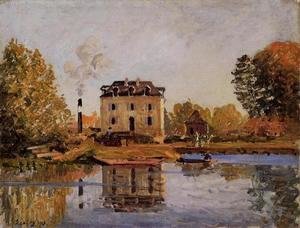 Alfred Sisley - Factory in the Flood, Bougival