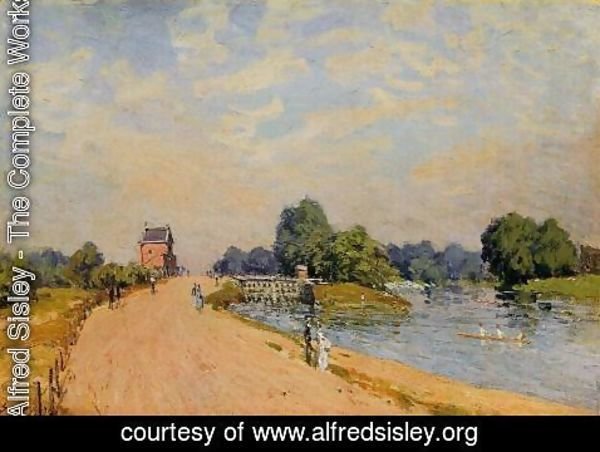 Alfred Sisley - The Road from Hampton Court