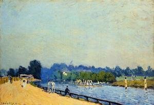Alfred Sisley - Road from Hampton Court