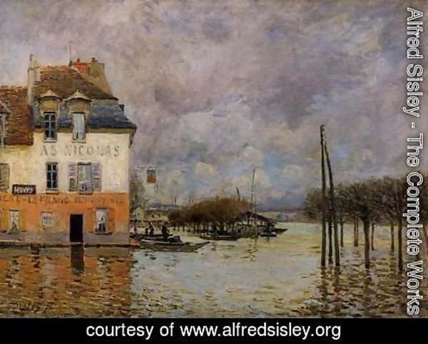 Alfred Sisley - Flood at Port-Marly III