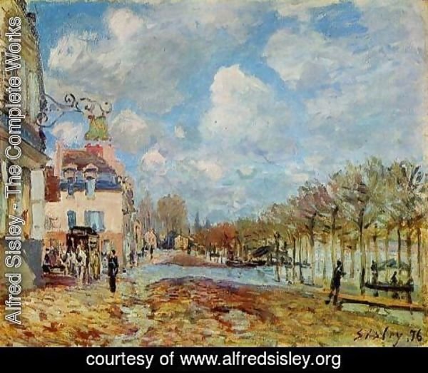 Alfred Sisley - The Flood at Port-Marly