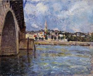 Alfred Sisley - The Bridge at Saint-Cloud