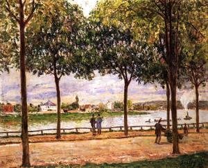 Alfred Sisley - Promenade of Chestnut Trees