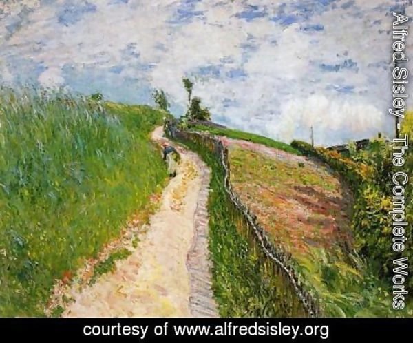 Alfred Sisley - The Hill Path, Ville d'Avray