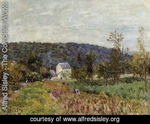 Alfred Sisley - An Autumn Evening near Paris