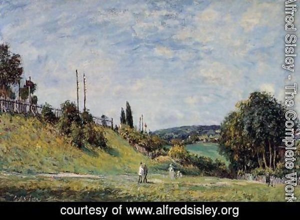 Alfred Sisley - Railroad Embankment at Sevres