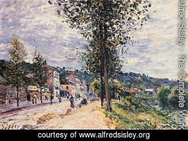 Alfred Sisley - Street Entering the Village