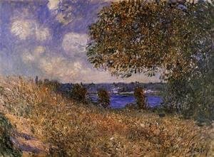 Alfred Sisley - Near the Bank of the Seine at By