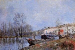 Alfred Sisley - Banks of the Loing towards Moret