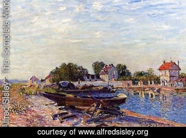 Alfred Sisley - The Loing at Saint-Mammes