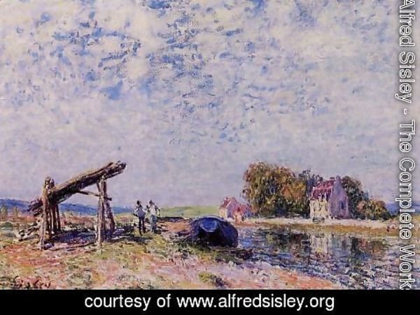 Alfred Sisley - The Loing Canal at Saint-Mammes
