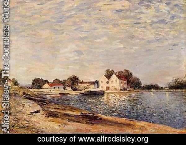 Alfred Sisley - Saint-Mammes, on the Banks of the Loing
