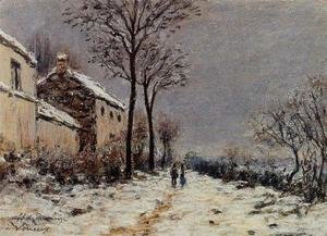 Alfred Sisley - The Effect of Snow at Veneux
