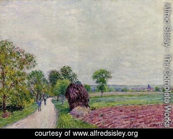 Alfred Sisley - Countryside near Moret