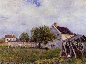 Alfred Sisley - An Old Cottage at Sablons