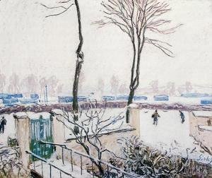 Alfred Sisley - Approach to the Railway Station
