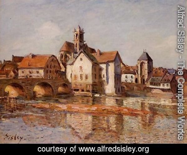 Alfred Sisley - The Moret Bridge