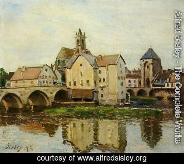 Alfred Sisley - Moret-sur-Loing, Morning