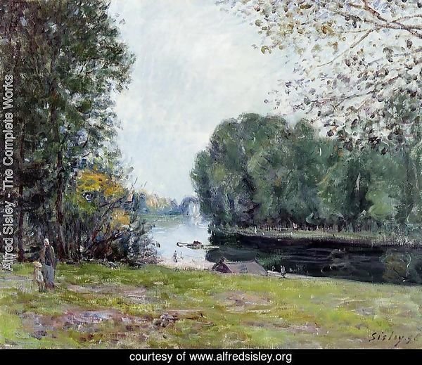A Turn of the River Loing, Summer