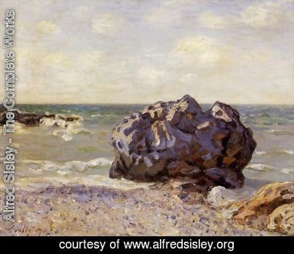 Alfred Sisley - Langland Bay, Storr's Rock, Morning