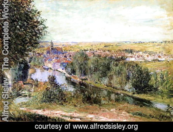 Alfred Sisley - View of Moret