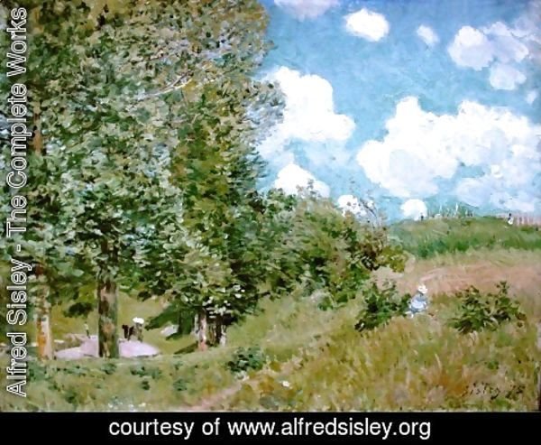 Alfred Sisley - Road from Versailles to Saint-Germain