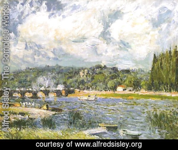 Alfred Sisley - The Bridge of Sevres