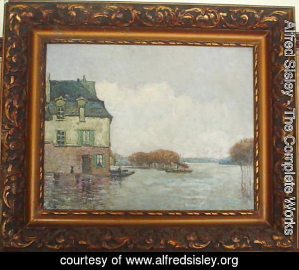 Alfred Sisley - Inodation, Flood (Forgery?)
