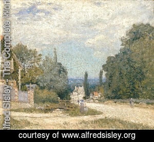 Alfred Sisley - Route from Louveciennes