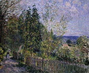 Alfred Sisley - The Road in the Woods